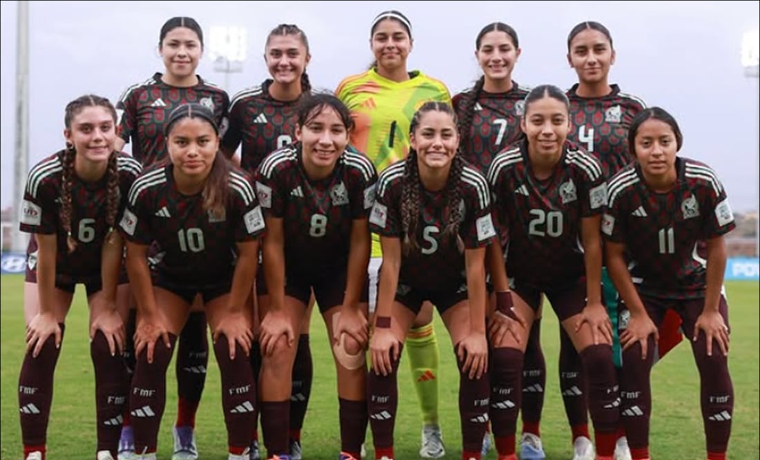 México avanzó a Cuartos de Final tras vencer 1-0 a Paraguay en el Mundial Femenil Sub 17. FOTO: @miseleccionfem