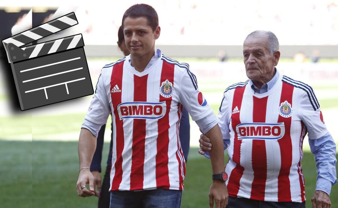 Chicharito Hernández podría tener una serie que retrate su vida e incluirán a su abuelo, Tomás Balcázar. Foto: Imago7