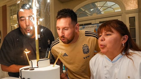 Así fue el festejo del cumpleaños número 37 de Lionel Messi en plena Copa América