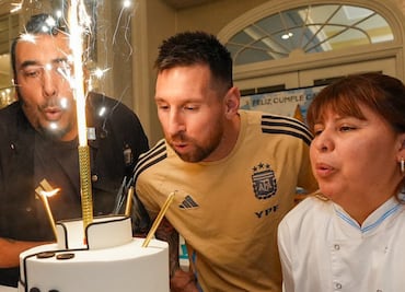 Así fue el festejo del cumpleaños número 37 de Lionel Messi en plena Copa América