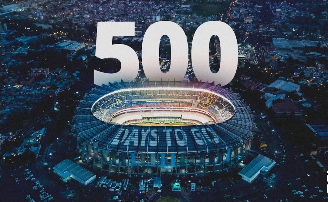 Faltan 500 días para que el Estadio Azteca haga historia en la Copa del Mundo. FOTO: www.fifa.com