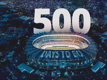Faltan 500 días para que el Estadio Azteca haga historia en la Copa del Mundo 2026
