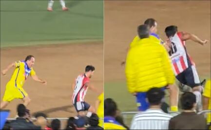 Cuauhtémoc Blanco se arde en Clásico de Leyendas y mete entrada criminal al 'Venado' Medina