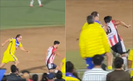 Cuauhtémoc Blanco se arde en Clásico de Leyendas y mete entrada criminal al 'Venado' Medina