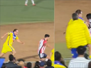 Cuauhtémoc Blanco se arde en Clásico de Leyendas y mete entrada criminal al 'Venado' Medina