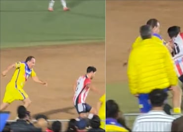 Cuauhtémoc Blanco se arde en Clásico de Leyendas y mete entrada criminal al 'Venado' Medina