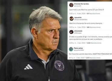 Aficionados explotaron en contra del Tata Martino luego de la remontada de Monterrey al Inter Miami
