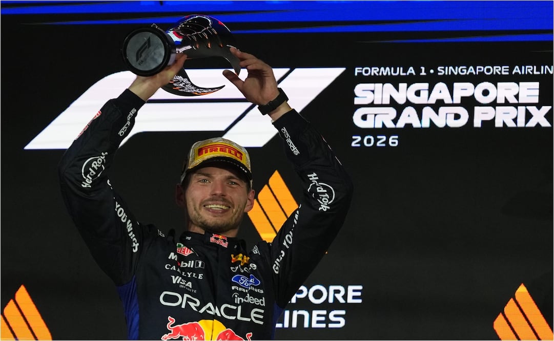 FOTO: AP - Verstappen se impone en Singapur y Antonelli acaricia el título de la Fórmula 1