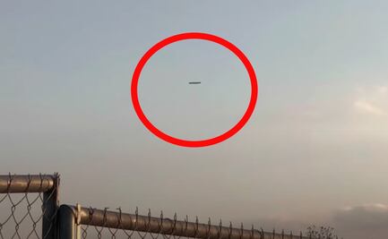 Video viral de extraño objeto sobrevolando el socavón de Puebla