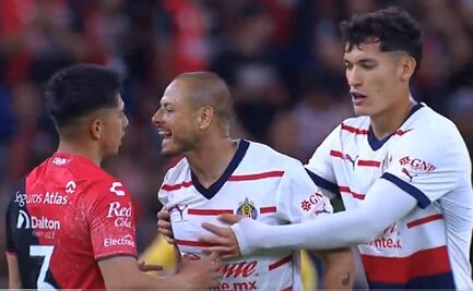 Revelan qué le dijo Chicharito Hernández al jugador del Atlas tras su festejo: "Cállese el hocico"