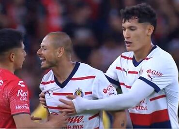 Revelan qué le dijo Chicharito Hernández al jugador del Atlas tras su festejo: "Cállese el hocico"