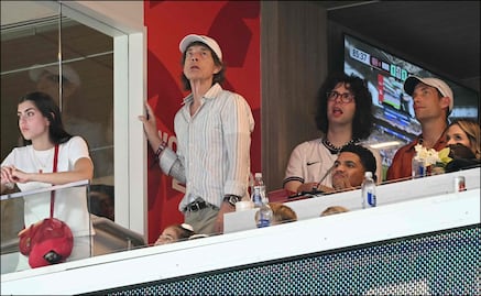 Mick Jagger estuvo presente en el duelo entre Noruega e Inglaterra en el Estadio Miami