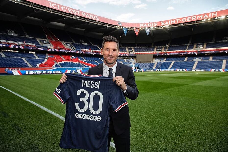 El baile de clubes por Lionel Messi. Fuente: Instagram @leomessi