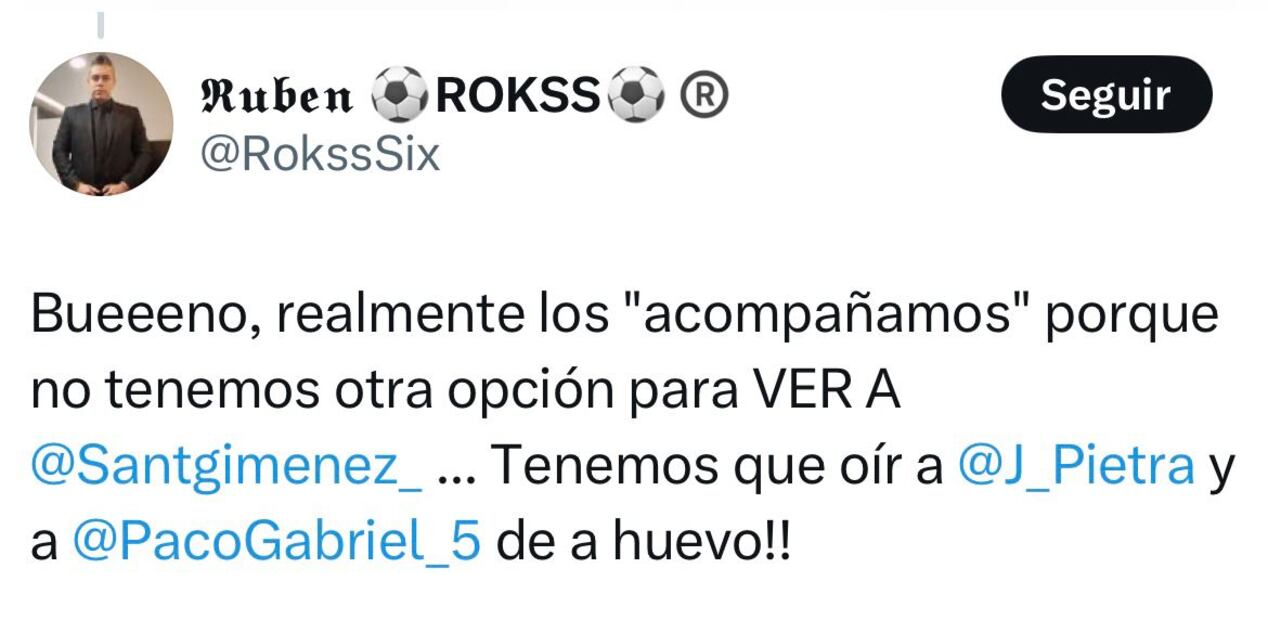 Tweets Jorge Pietrasanta