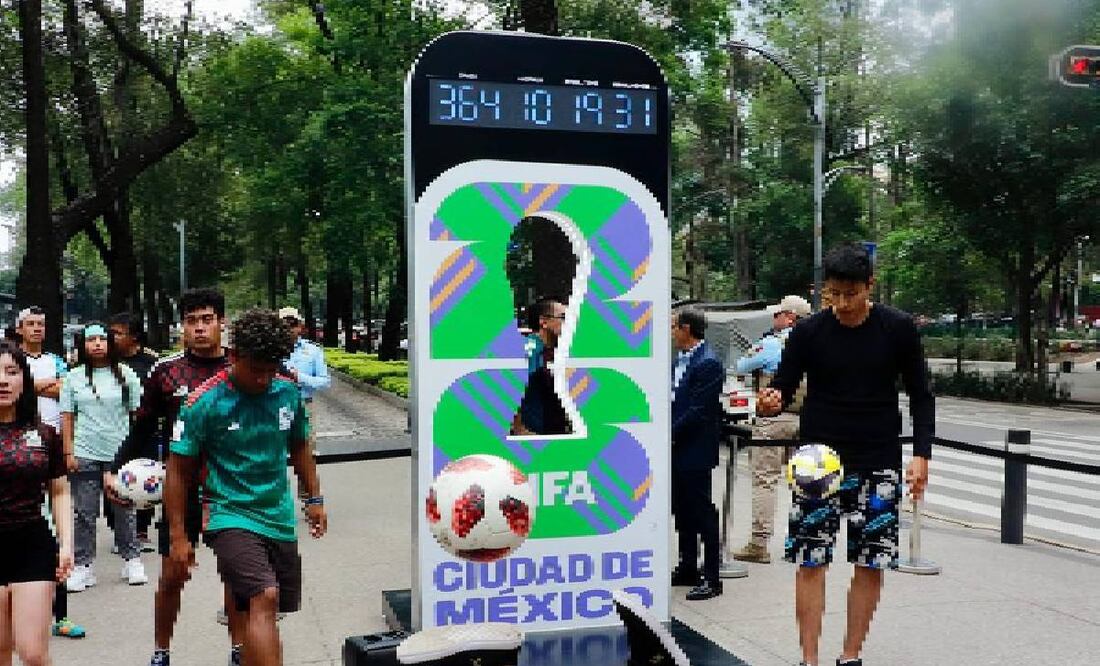Reloj del Mundial 2026 es vandalizado; esto fue lo que le hicieron / Foto: Especial