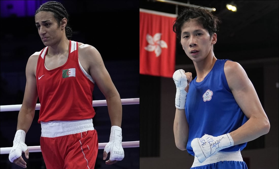 La argelina Imane Khelif y la taiwanesa Yu Ting Lin, causan polémica en París 2024. FOTOS: Agencias