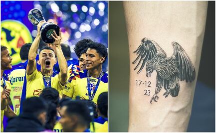 Álvaro Fidalgo más americanista que nunca... ¡Ya lleva la 14 tatuada en la piel!