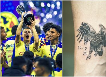 Álvaro Fidalgo más americanista que nunca... ¡Ya lleva la 14 tatuada en la piel!