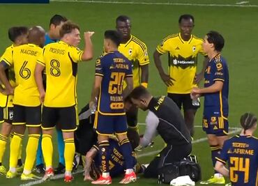 Jugador del Columbus Crew le hizo burla a Diego Lainez por su baja estatura al estilo de Matt Miazga