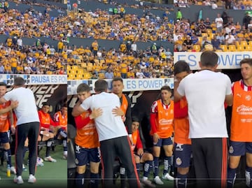 Pocho Guzmán y Paunovic vivieron un momento tenso antes del partido entre Tigres y Chivas