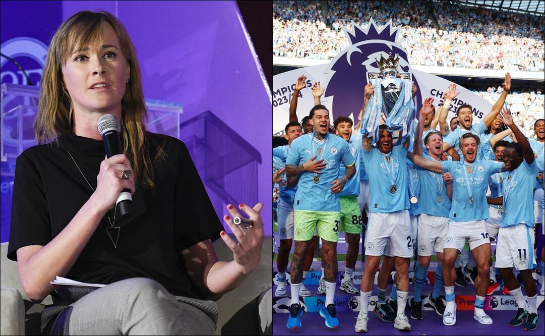 Marion Reimers fue tundida en redes luego de anunciarse que formará parte de las narraciones de la Premier League / FOTOS: Imago7 y @premierleague