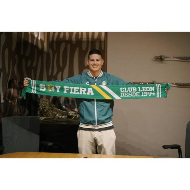 Recién León fichó a James Rodríguez y la afición batallará para ver sus partidos. Foto: ClubLeón