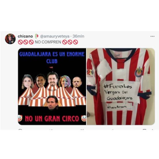 Los aficionados de Chivas llaman a boicotear a Amaury Vergara por su falta de interés en el equipo. Foto: Especial