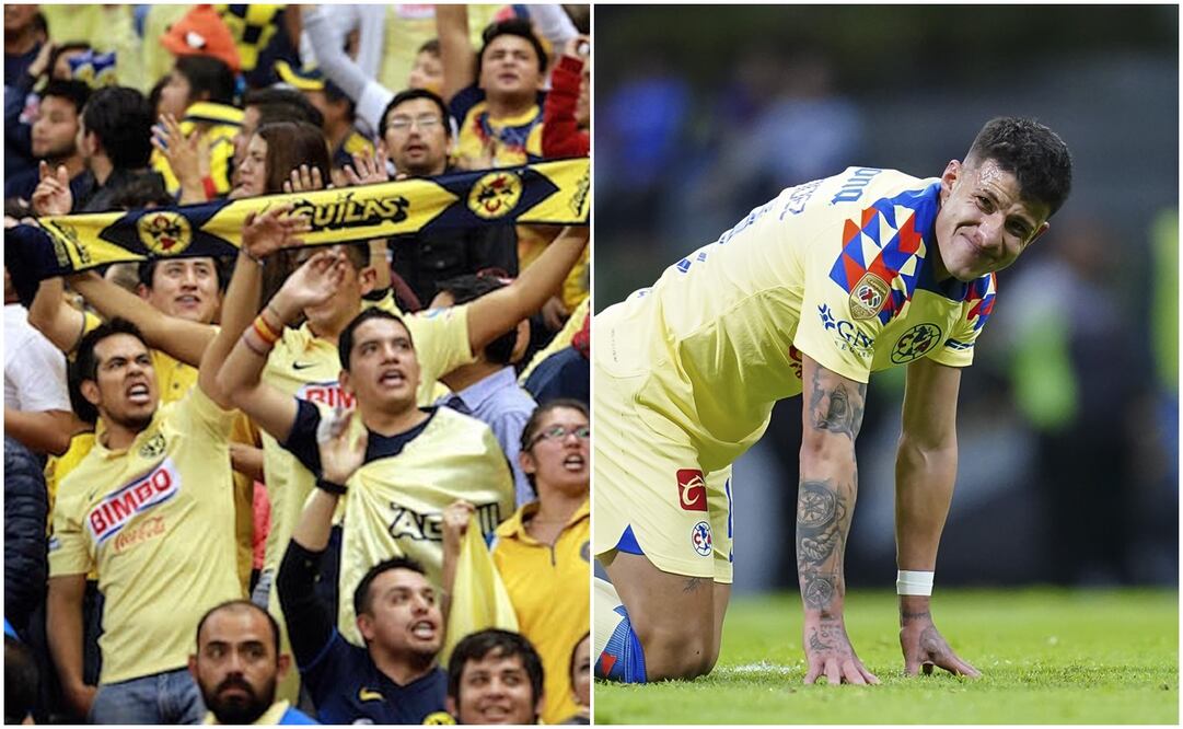 Aficionados del América en el Azteca e Illian Hernández con las Águilas / FOTOS: Imago7