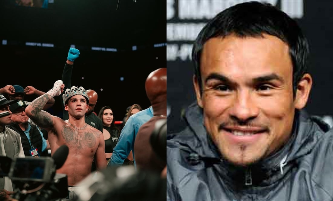 Ryan García después de vencer a Devin Haney y Juan Manuel Márquez en conferencia de prensa / FOTOS: Interna e Instagram @kingryan