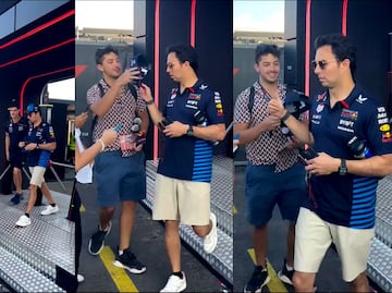 El gran gesto que tuvo Checo Pérez con un fan al obsequiarle su gorra durante el GP de Hungría