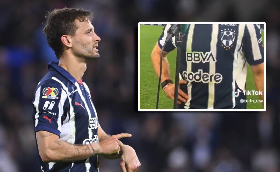 Sergio Canales escondió una pulsera en el partido de Monterrey vs Pumas de Liguilla. Foto: Especial