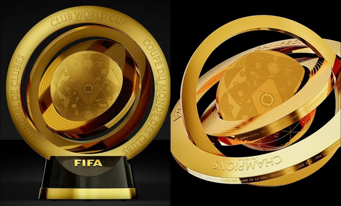 Así luce el trofeo para el ganador del Mundial de Clubes. FOTO: Especial