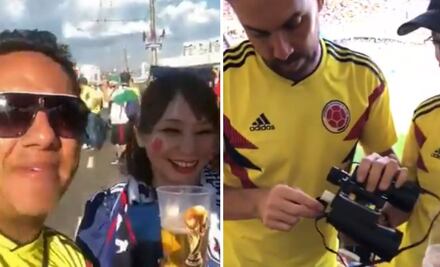 ¡Indignante! Colombiano denigra a dos japonesas en #Rusia2018