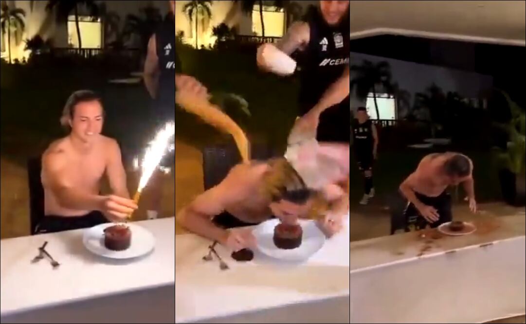 Sebastián Córdova recibió de todo en su cumpleaños. FOTOS: Capturas