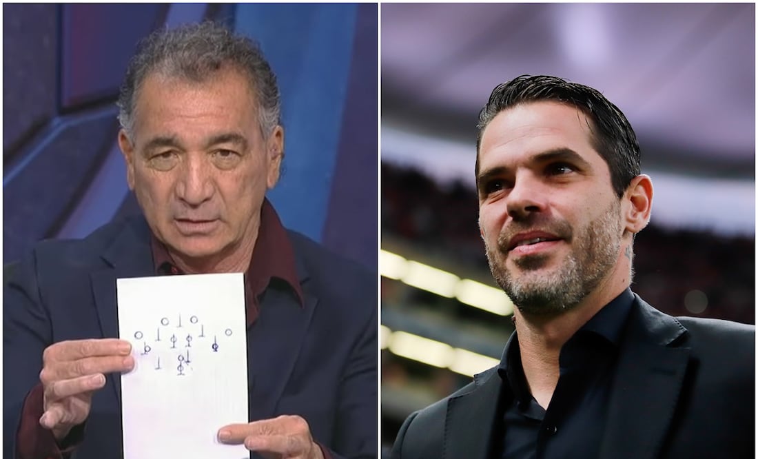 Mario Carrillo con alineación de Chivas y Fernando Gago sonriendo en Mazatlán / FOTOS: captura e Imago7