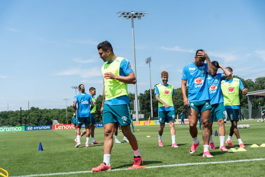 Selección de Brasil en entrenamiento para su debut en el Mundial de 2026 - Foto: EFE