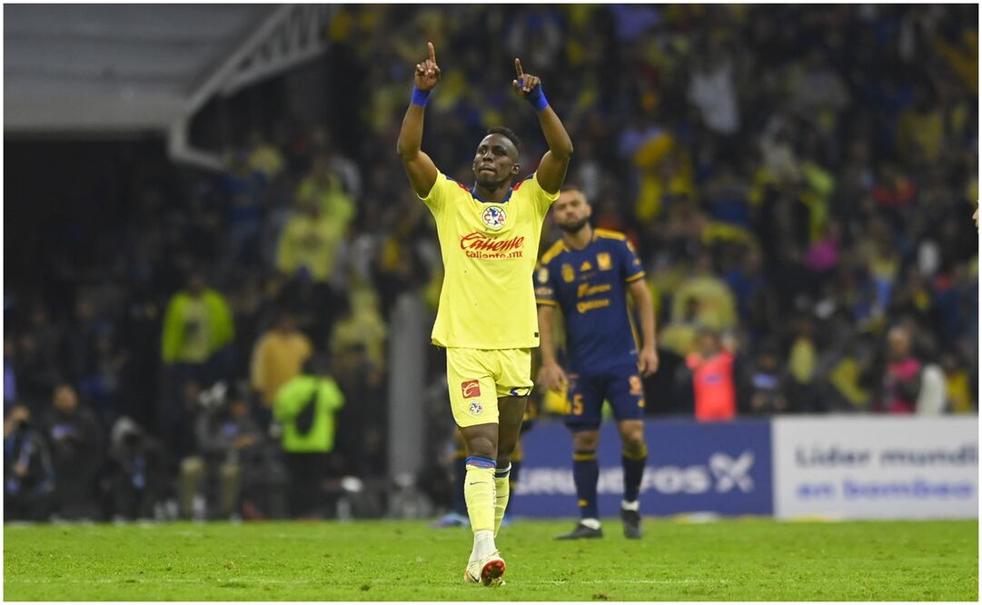 Julián Quiñones luego de anotar su gol en la Final ante Tigres / FOTO: Imago7