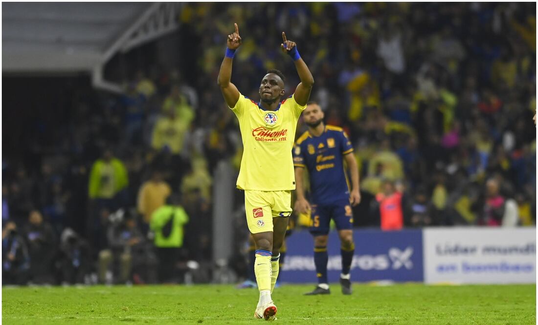 Julián Quiñones luego de anotar su gol en la Final ante Tigres / FOTO: Imago7
