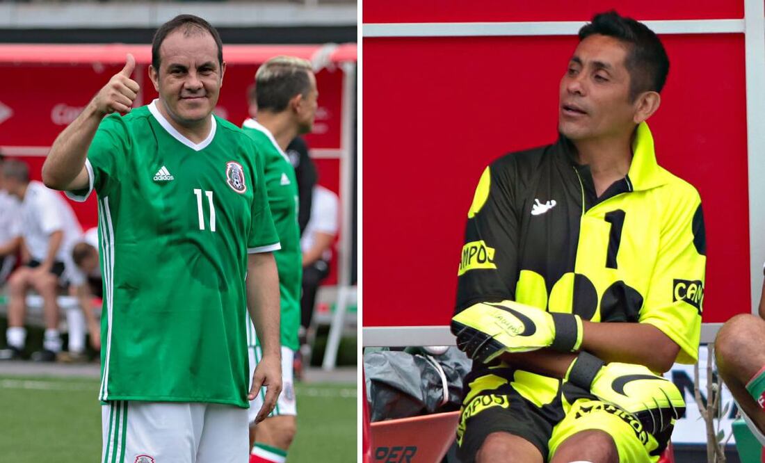 Cuauhtémoc Blanco y Jorge Campos llegaron a los golpes en el Mundial de Francia 98. Foto: Especial