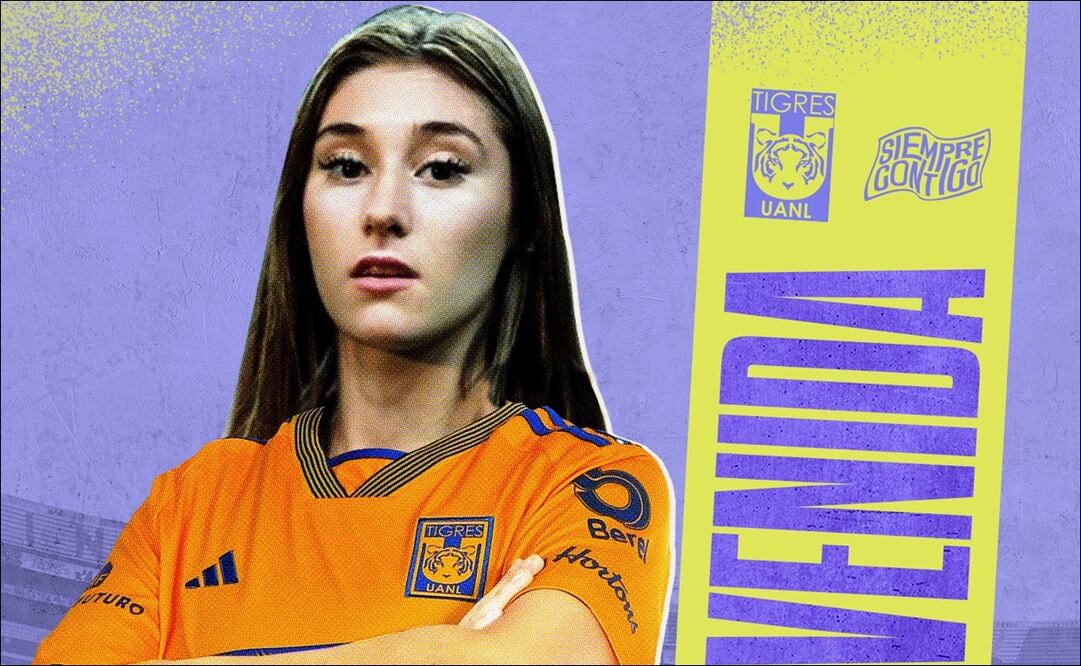 Tigres Femenil reventó el mercado de contrataciones al anunciar a Tatiana Flores como su nueva futbolista / FOTO: 
@TigresFemenil