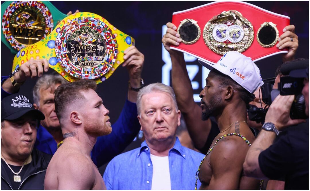 Canelo Álvarez vs William Scull Foto: AFP