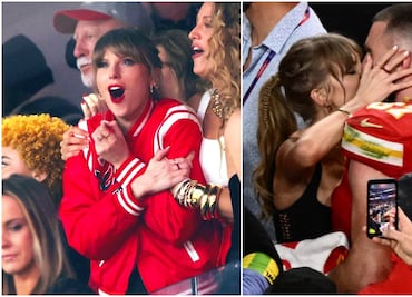 Taylor Swift entró en locura y conmovió al abrazar a su novio tras ganar el Super Bowl LVIII