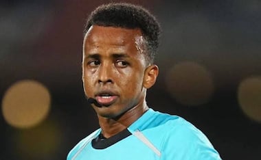Omar Abdulkadir Artan llegó a Miami para integrarse al grupo arbitral de la Copa del Mundo. FOTO: Especial