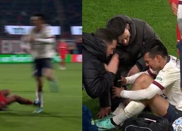 VIDEO: Chucky Lozano recibió una patada criminal durante el partido del PSV