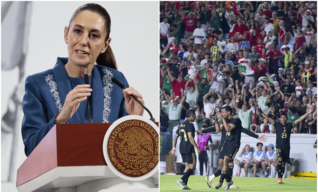 Claudia Sheinbaum y la Selección Mexicana Foto: EFE / Imago7