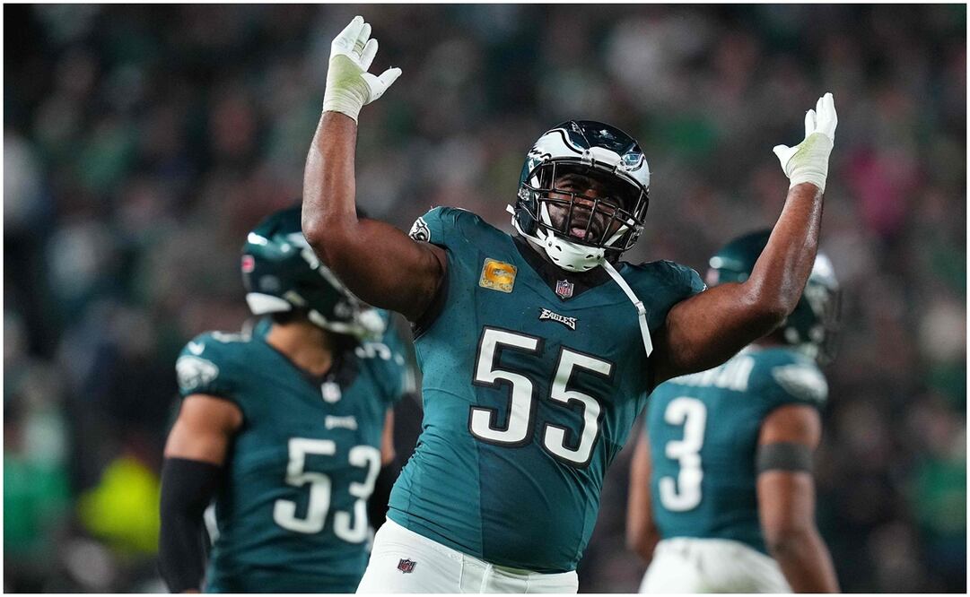 Los Eagles consiguieron un triunfo ajustado ante los Cowboys - AFP