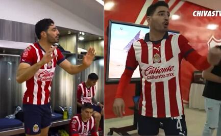 ¡Auténtico líder! Pollo Briseño motiva de esta manera a sus compañeros en el vestidor de Chivas