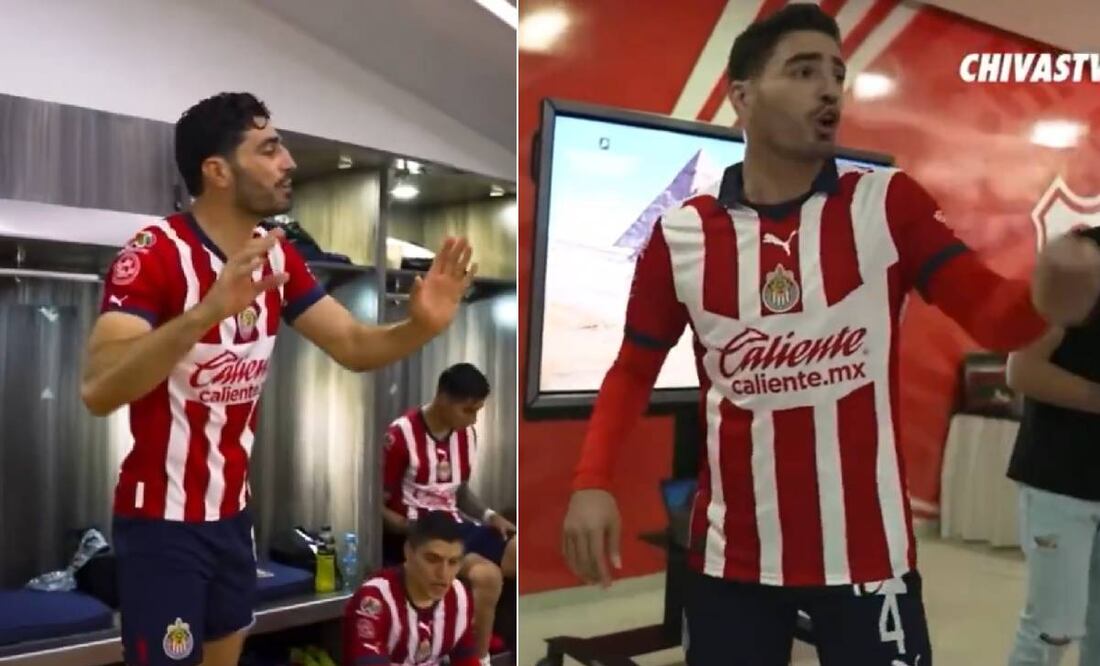 El Pollo Briseño motiva a sus compañeros en cada partido de las Chivas. Foto: Especial