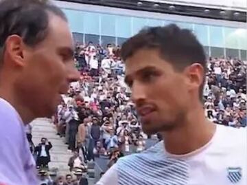 El particular pedido de Pedro Cachín tras perder con Rafael Nadal en Madrid