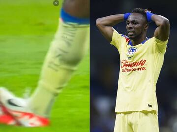 ¿Ayuda al América? Julián Quiñones cometió falta digna de tarjeta roja y el VAR no revisó la jugada VIDEO